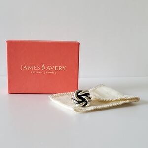 James Avery Silver Rare Bold Lovers Knot Ring - Retired Design